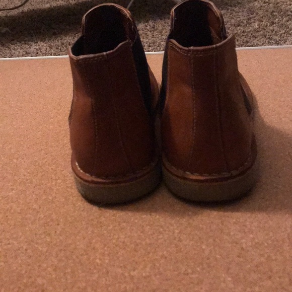 Kenneth Cole REACTION Cognac Chelsea Boots MENS - Picture 3 of 6